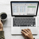 Person using laptop